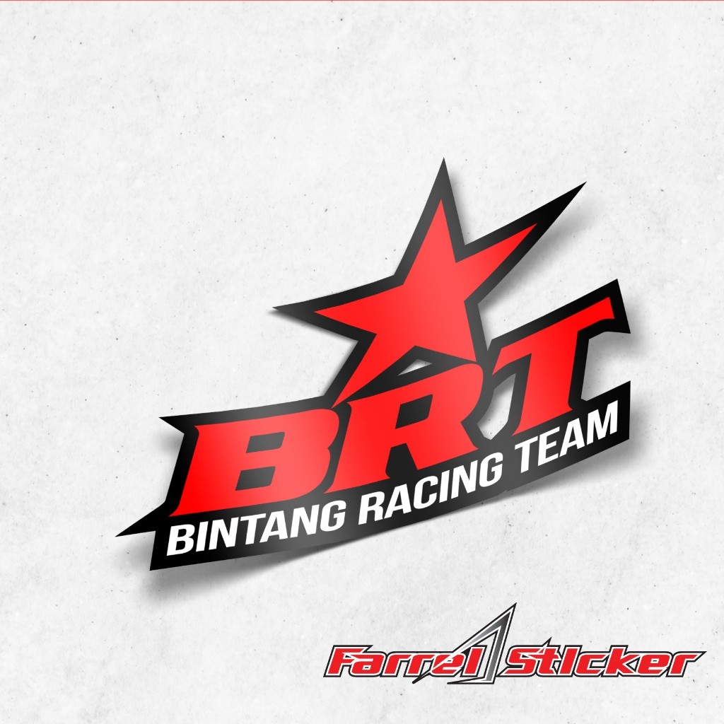 Logo Sticker Racing TeamBINTANG Brt Sticker | Shopee Philippines