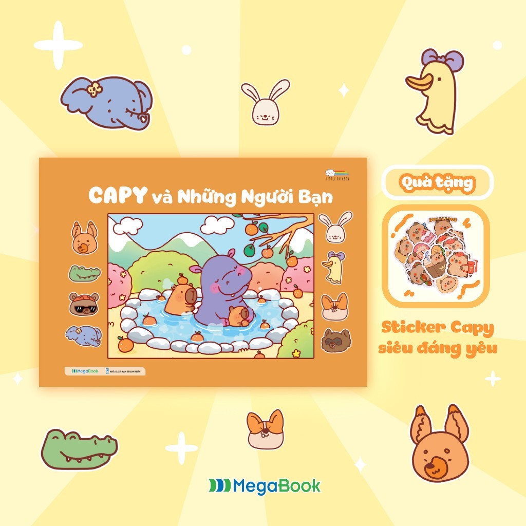 Coloring Books - Capy and friends - Megabooks | Shopee Philippines
