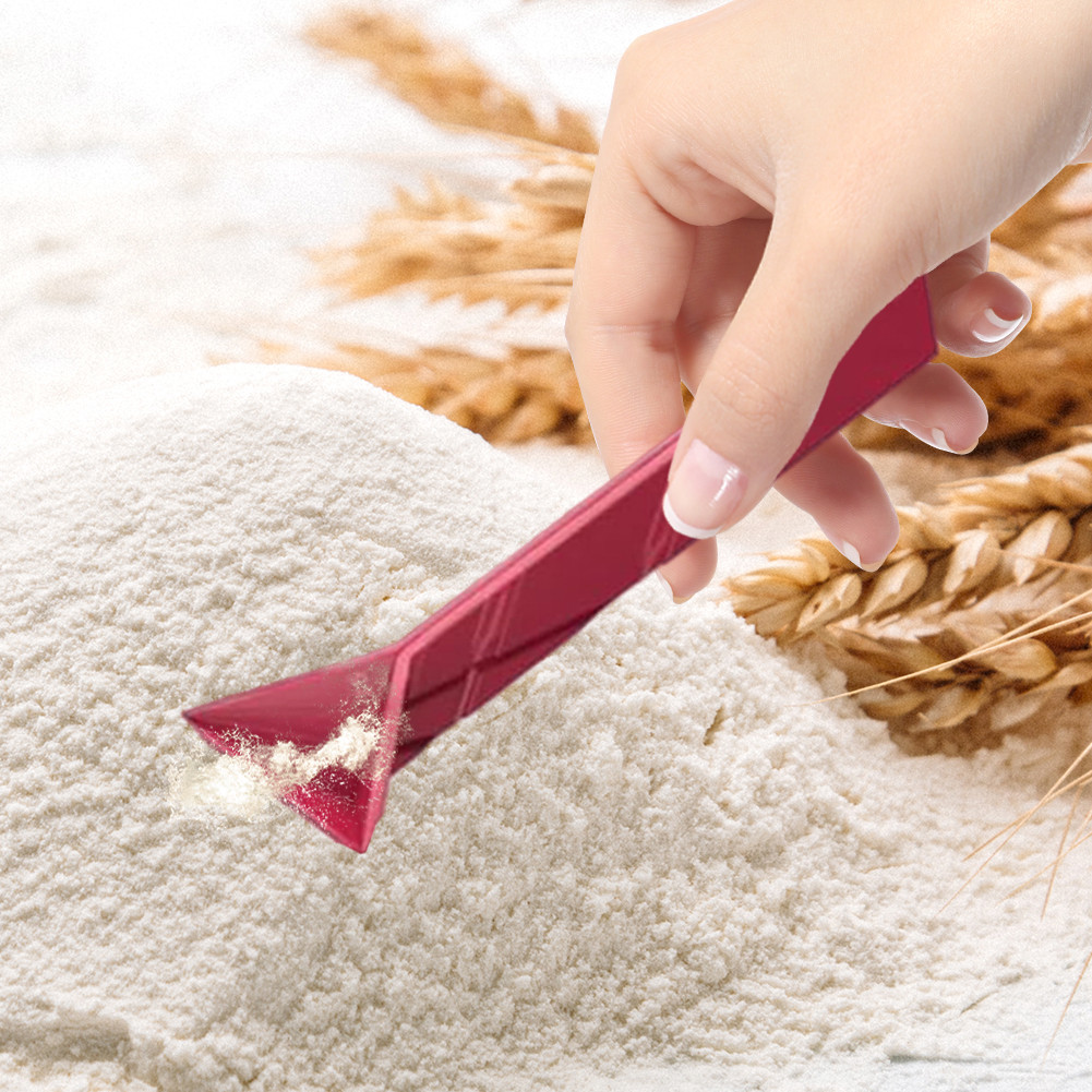 2Pcs Polygons Flat Measuring Spoon 6 Different Sizes 3-in-1 Kitchen ...
