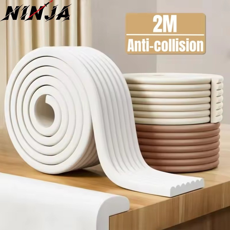 2M W-shaped Table Edge Anti-collision Strip - Table Corner Edge Guards ...