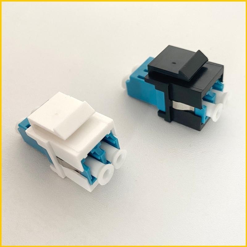 UTAKEE 10Pcs lot Fiber keystone jacks Snap Fitting Duplex LC UPC for ...