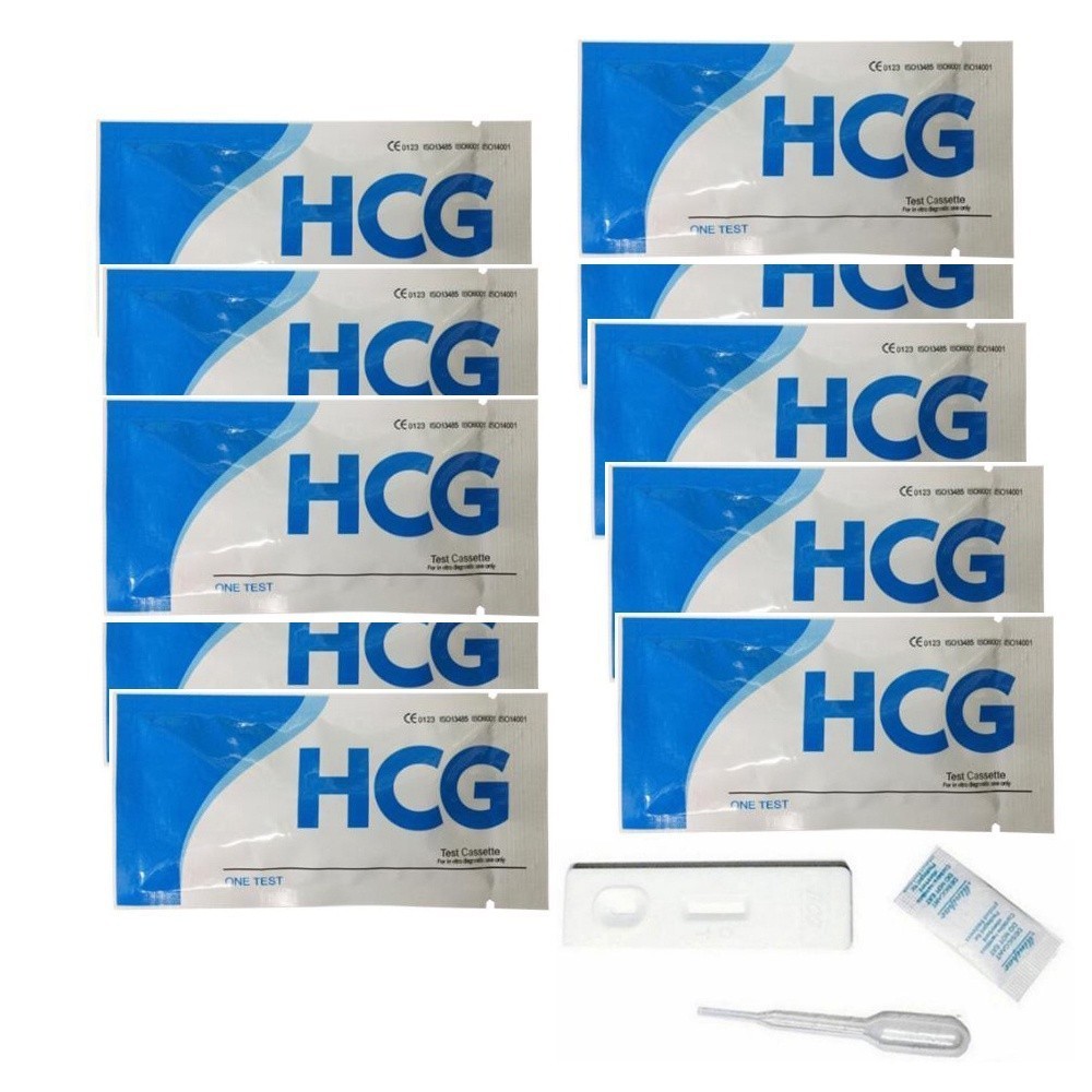 5pcs Early Pregnancy Test Strip Card HCG Urine Pregnancy Test Cassette ...