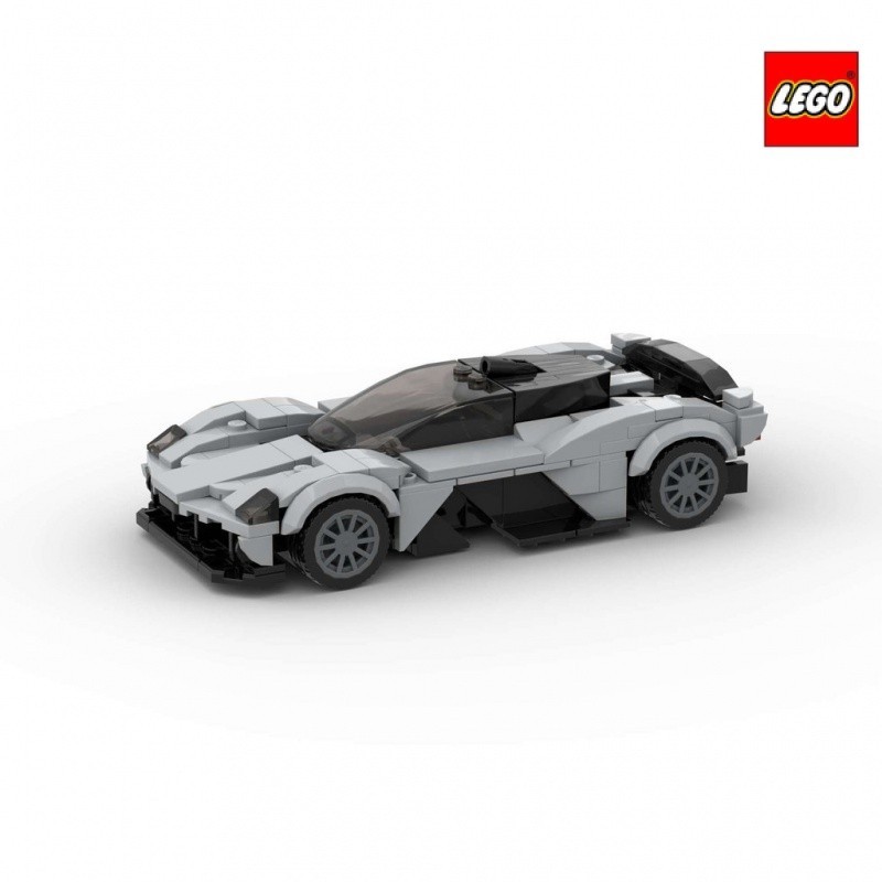 Aston Martin Valkyrie Racing Car Building Blocks Model Toys Sports Car ...