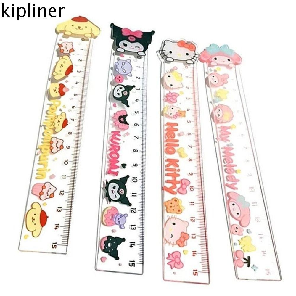 KIPLINER Ruler Office Supplies Kawaii Hello KT Kulomi Cinnamoroll My ...