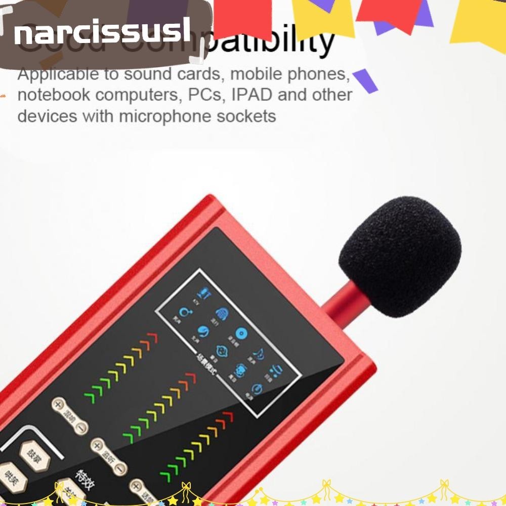 NARCIS Mini Microphone, Metal Plug and Play Metal Mini Microphone, 3 ...