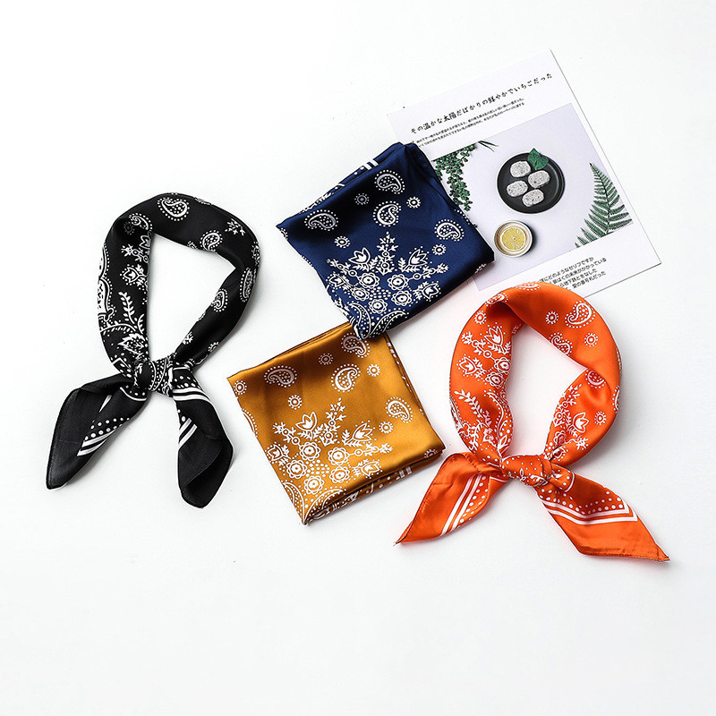 Cashew flower silk scarf