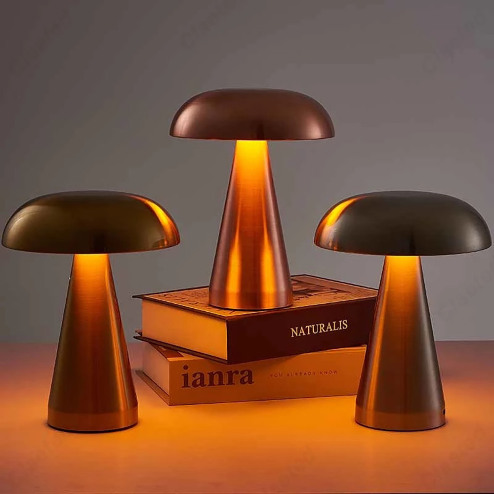 Touch Sensor LED Table Lamp Wireless Desktop Night Light for Restaurant ...