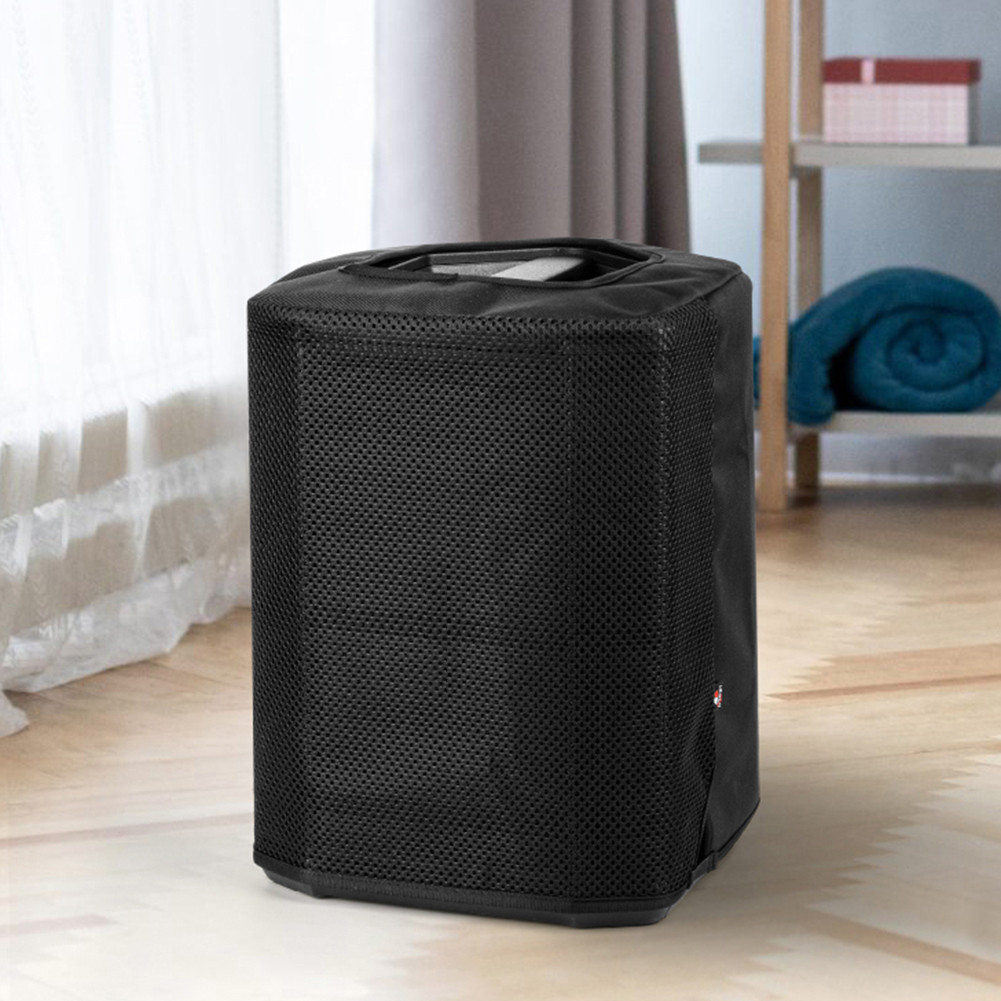 XBERSTAR Stofhoes Voor Bose S1 Pro – Zwart, Nylon, Met Klittenband, Op Maat Voor 27x27x32 Cm