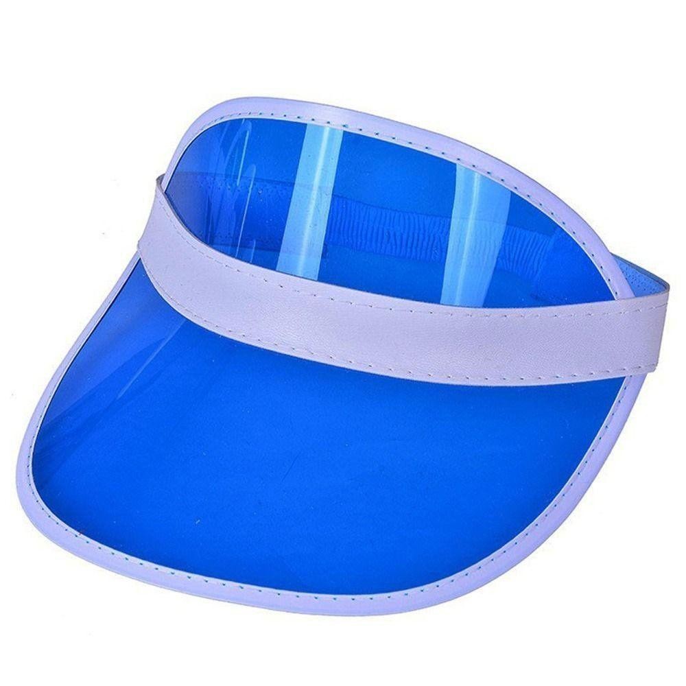 TOPABC Summer Baseball Hat, Transparent Plastic Anti-UV Sunshade