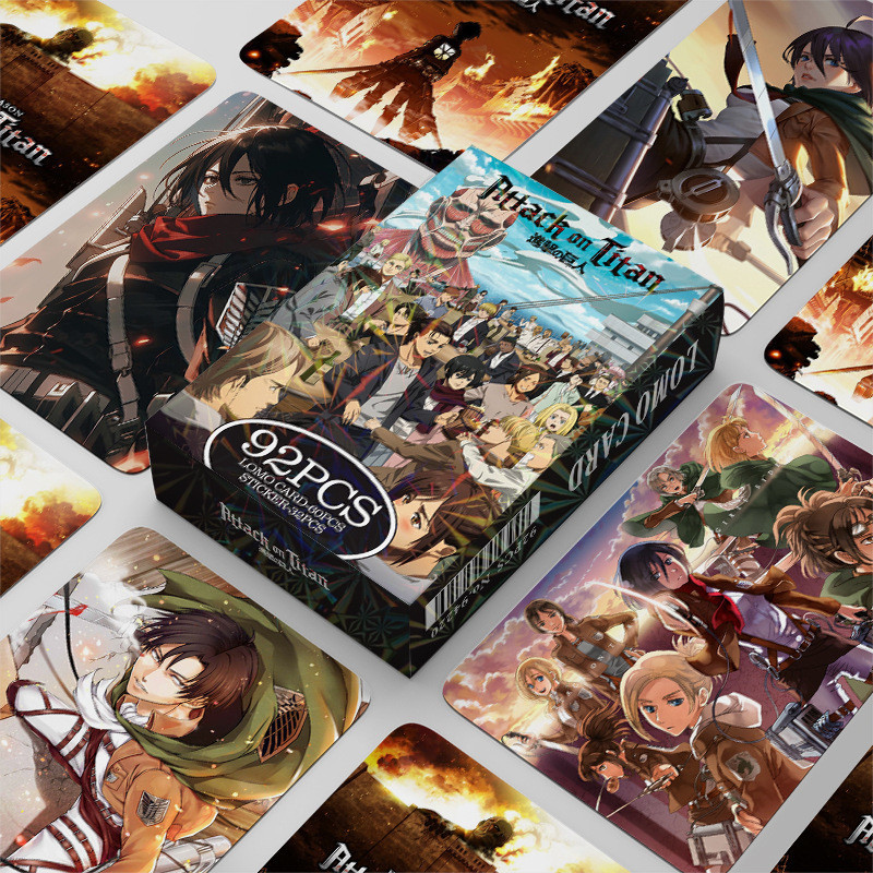 Cartes Lomo Solo Leveling - 60 Cartes + 32 Autocollants Aléatoires - Collection Anime - Qualité Premium - 4