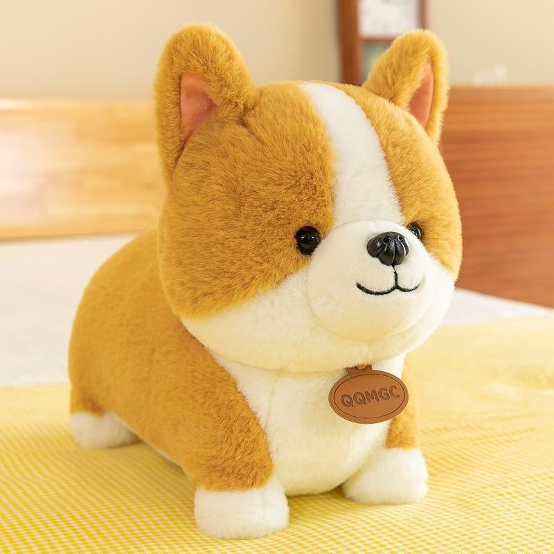 Cute Corgi Doll Puppy Pillow Doll Children Bed Sleeping Ragdoll Plush ...