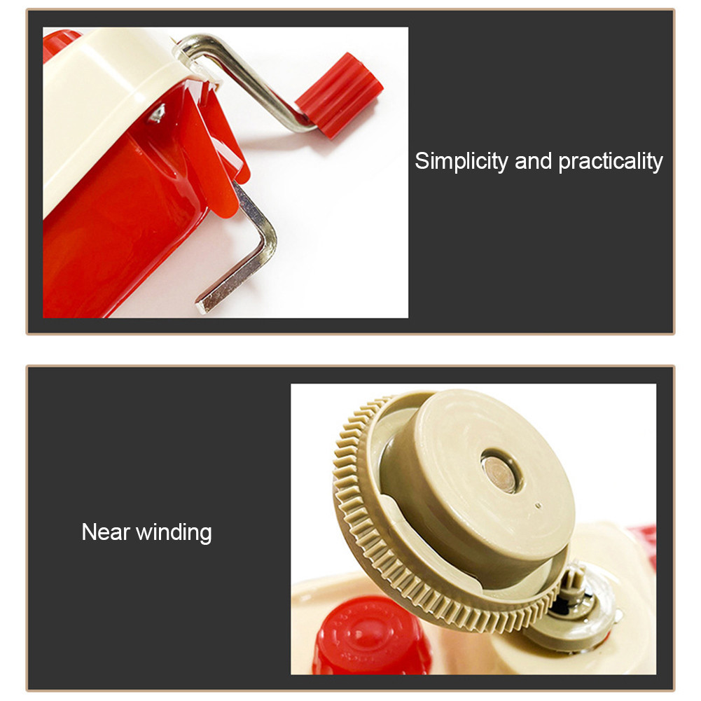 Yarn Winder Handheld Wool Winding Machine Rotating Wool Yarn Ball ...