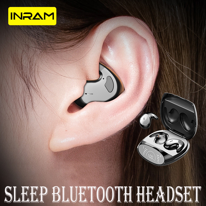 INRAM MD528 Invisible Sleep Wireless earbuds TWS Hidden Bluetooth ...