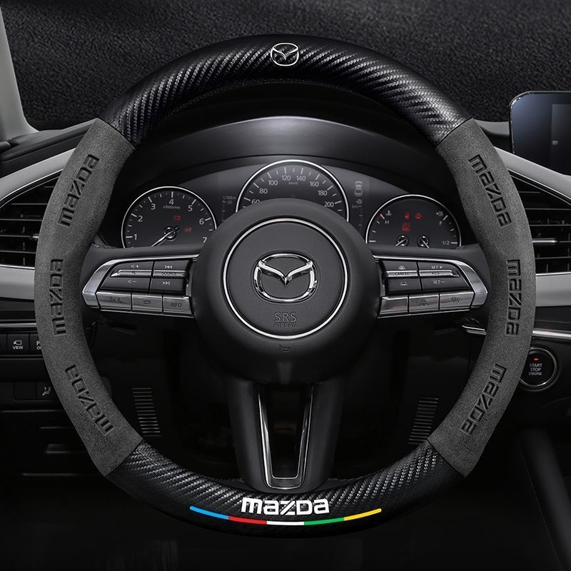 Car Steering Wheel Cover For Mazda 3 5 6 CX-3 CX-30 CX
