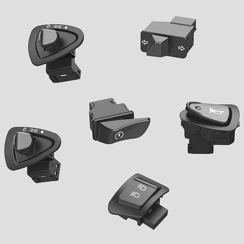 IGO Motorcycle Start Switch Horn Light Turn Signal High Low Beam Button