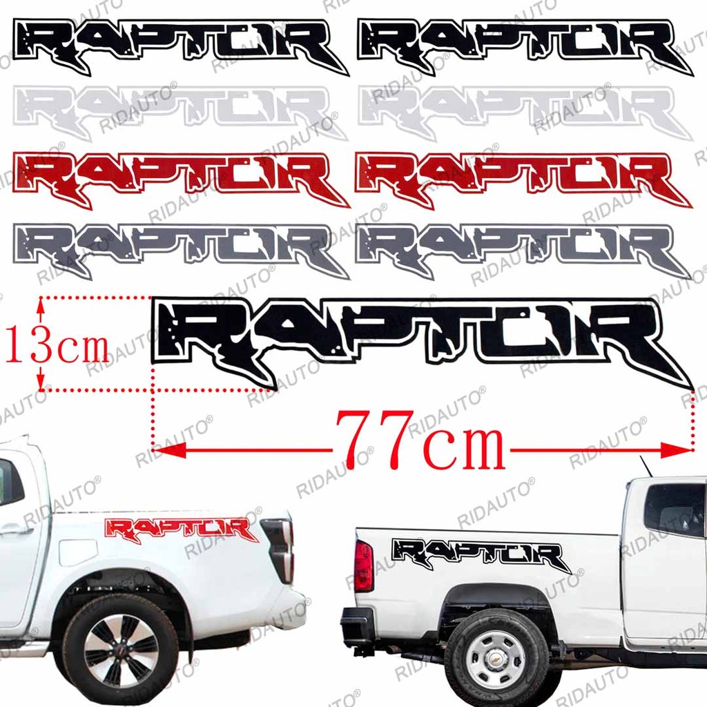 RAPTOR Style Car Body Sticker Garnish For Ford F150 Ranger Raptor Trim ...