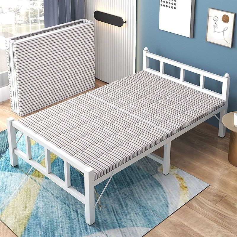 Folding Bed Single Bed Home Noon Break Bed Bed for Lunch Break Office ...