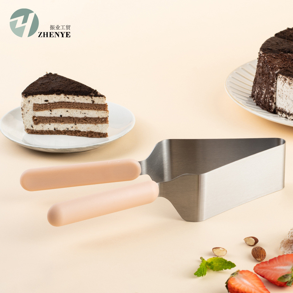 Stainless Steel Triangle Cake Tong Splitter Cake Transferer Cutter and ...