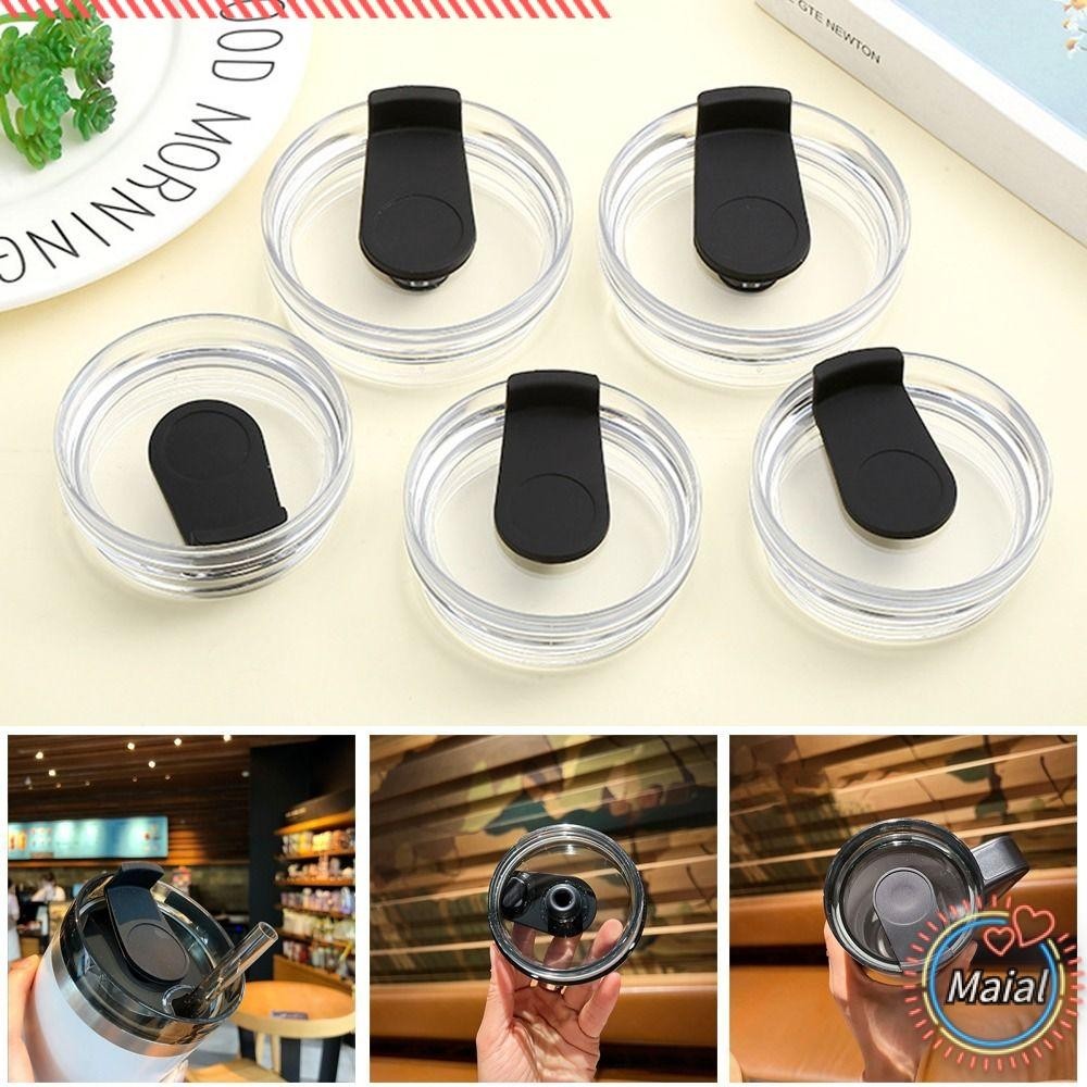 Maial Cup Cap 20oz30oz Without Straw Bottle Cover Black Plastic Splash Spill Proof Universal 8955