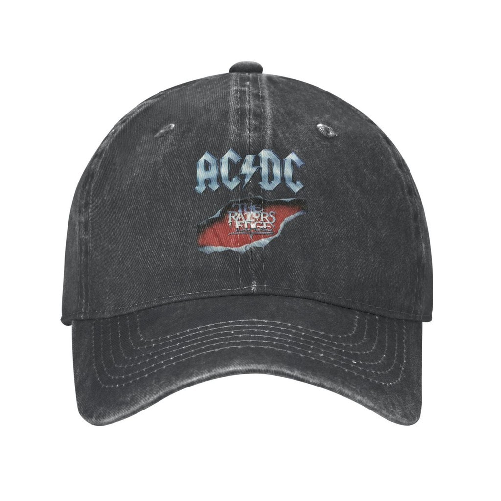 Acdc Razors Edge Rock N Roll Explosive Models Cowboy Cap | Shopee ...