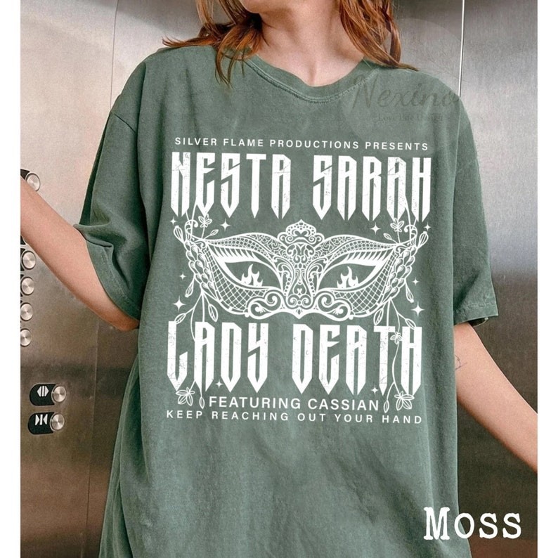 Acotar Shirt Nesta Sarah J Maas Acotar Merch Rhysand Velaris Shirt