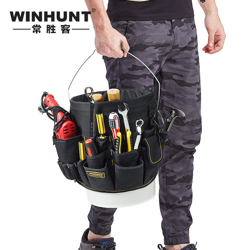 Winhunt Tool Bag Tool Bucket Kits Extra Thick MultiLayer Construction