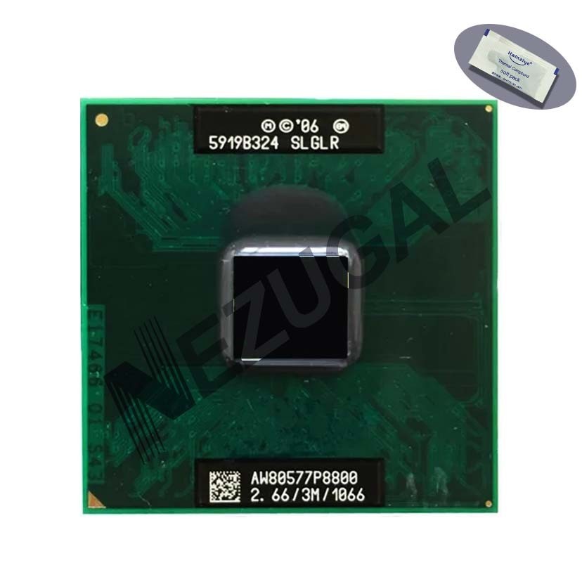 Intel Core 2 Duo P8800 2.66GHz PGA478 Processor – SLGLR, 3MB Cache, Open Box