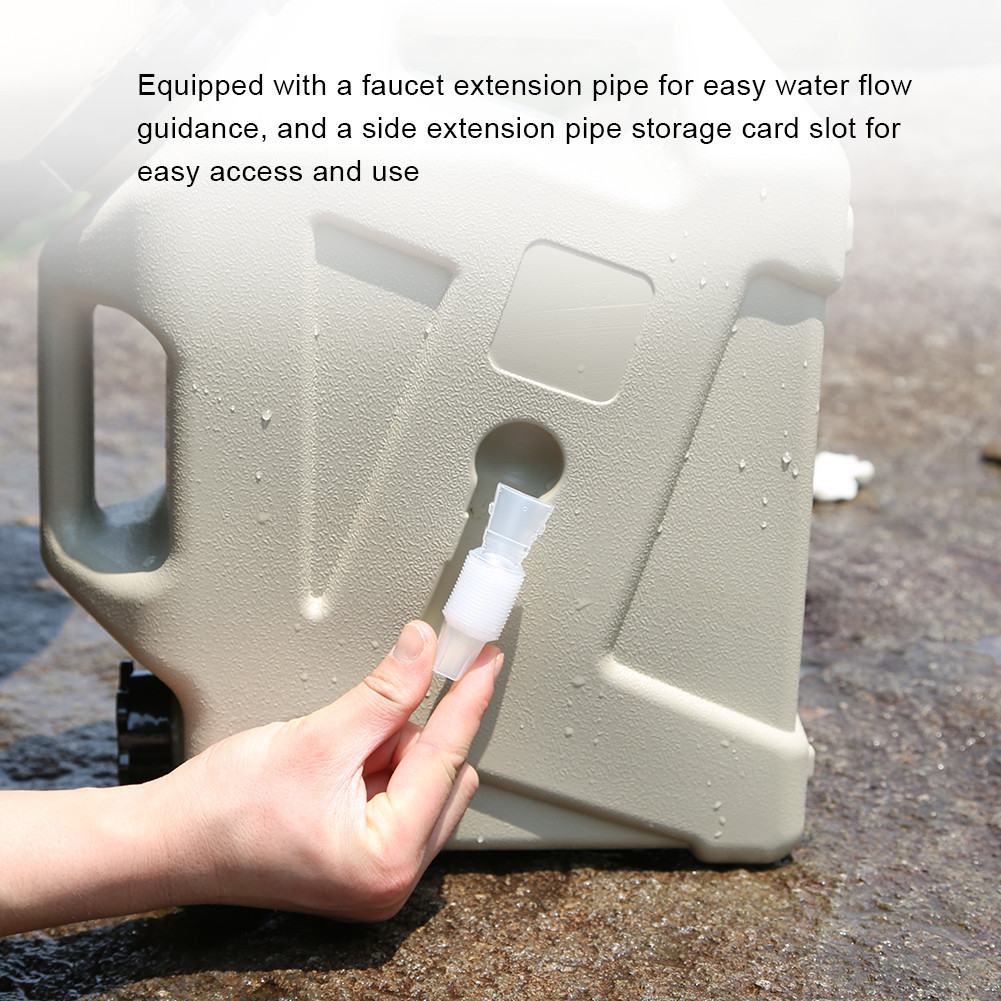 12L Camping Water Jug LeakProof Water Storage Container Large Capacity