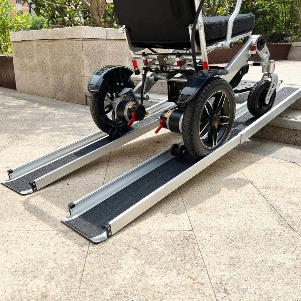 Ramp Wheelchair Convenient Pet Car Mount Retractable Moving Stairs Ramp ...
