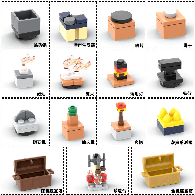 [Minecraft] New Product Minecraft Building Block Minifigure Workbench ...