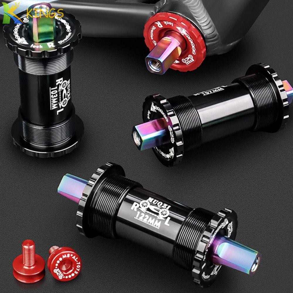 KINGS Bike Crankset Shaft Square MTB Bike Axle Sealed Bearing Thread ...