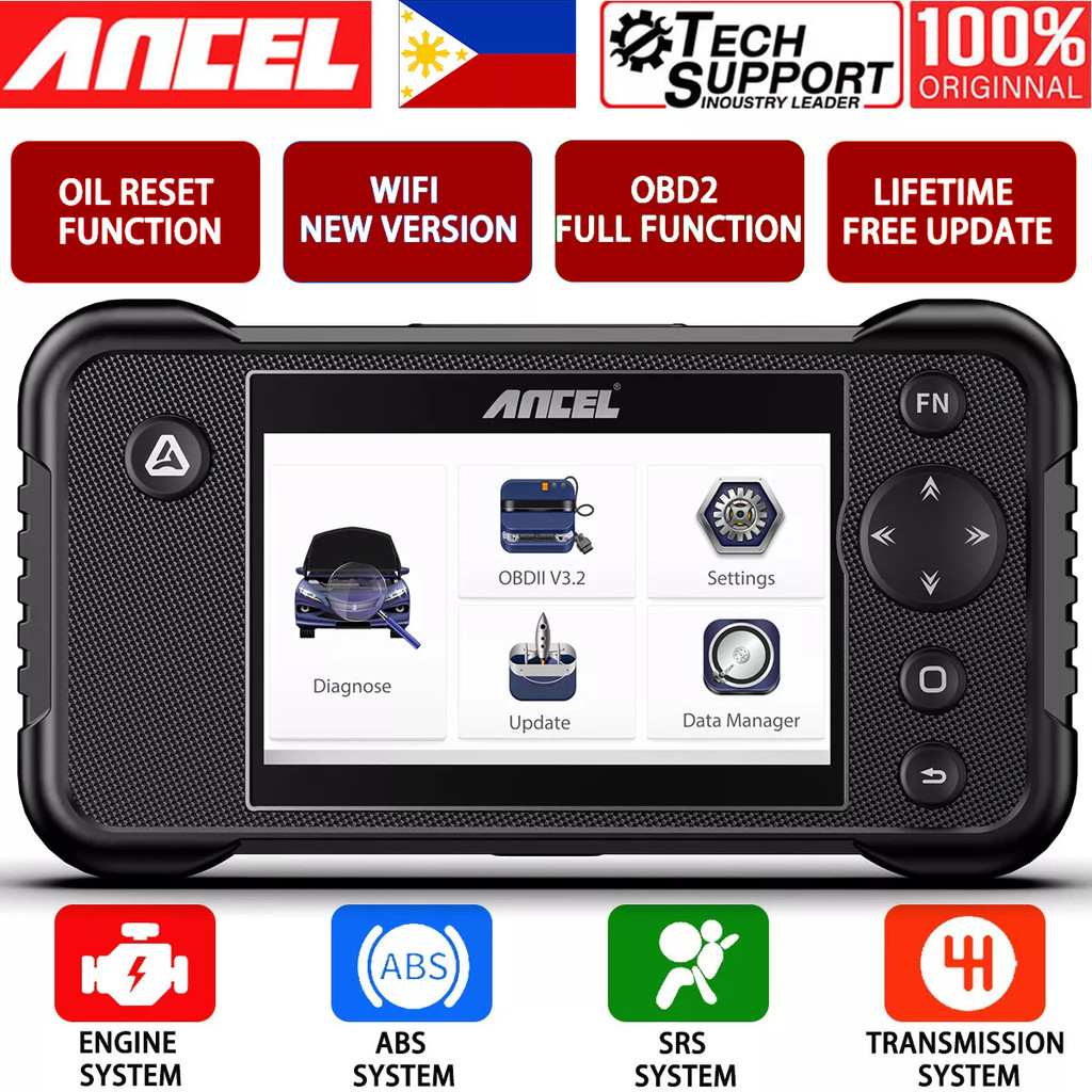 ANCEL FX3000 Elite Automotive Enhanced OBD2 Scanner Engine Transmission ...
