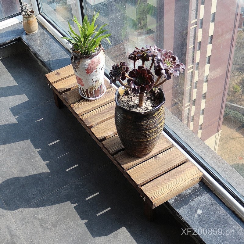 Balcony Window Sill Flower Rack Extended Flower Stand Widened Single ...