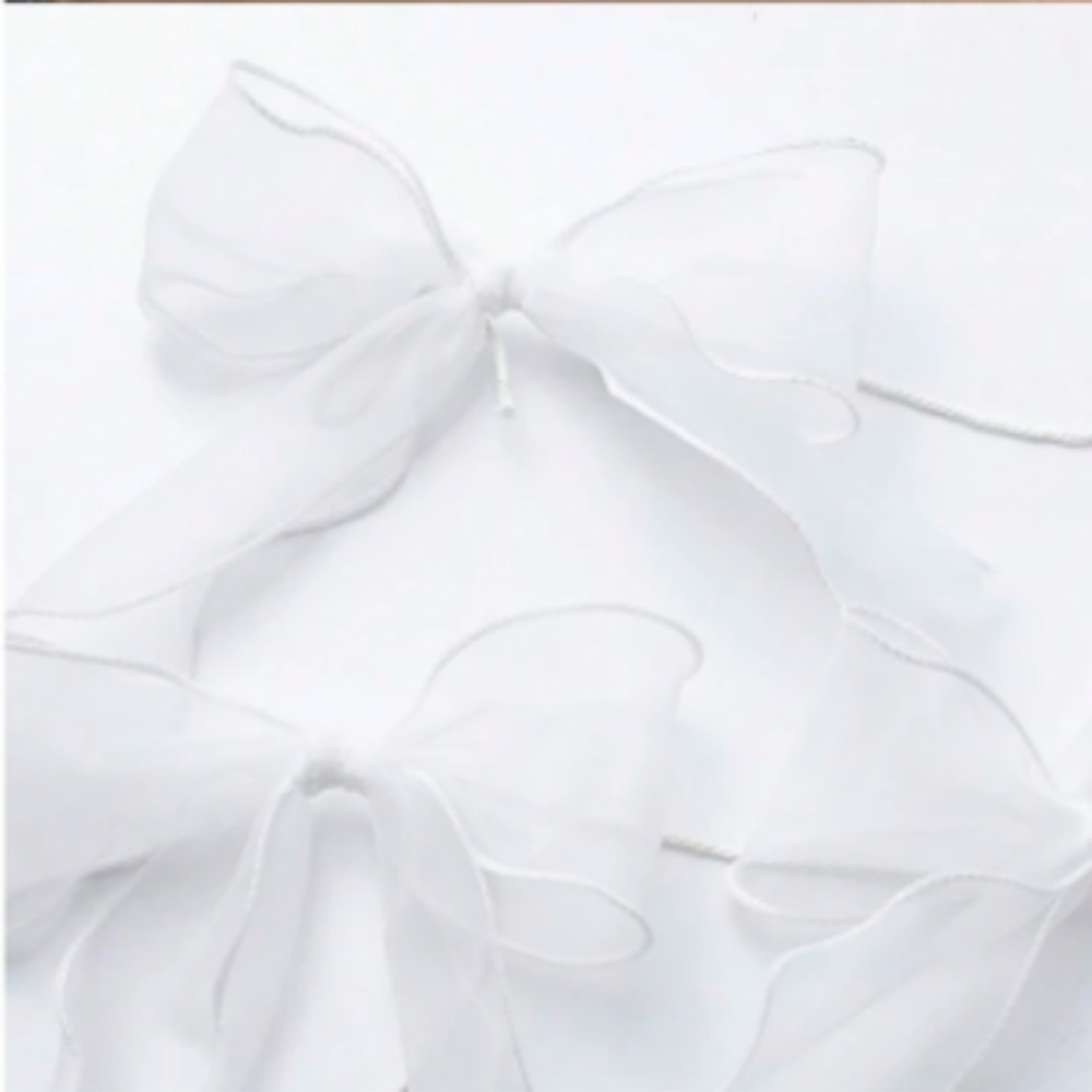 Cute PInk Ribbon Bow Banner Flag Elegant Lace Bowknot Wall Hanging ...