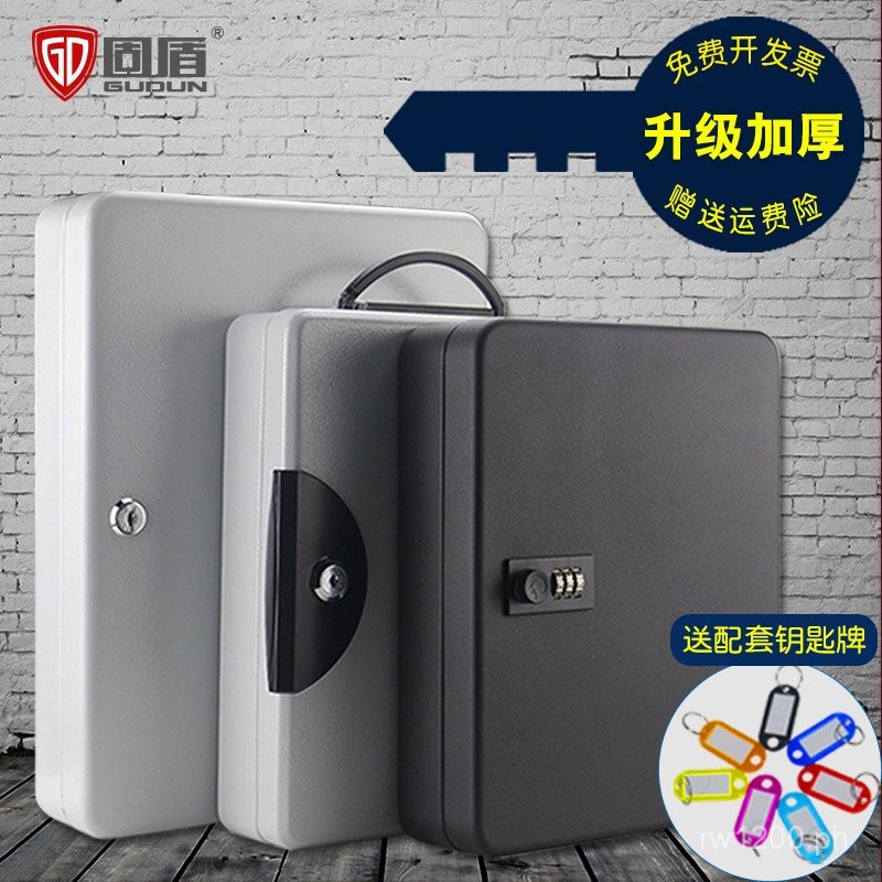 Key Box Home Key Cabinet Wall-Mounted Portable Key Box with Lock for ...