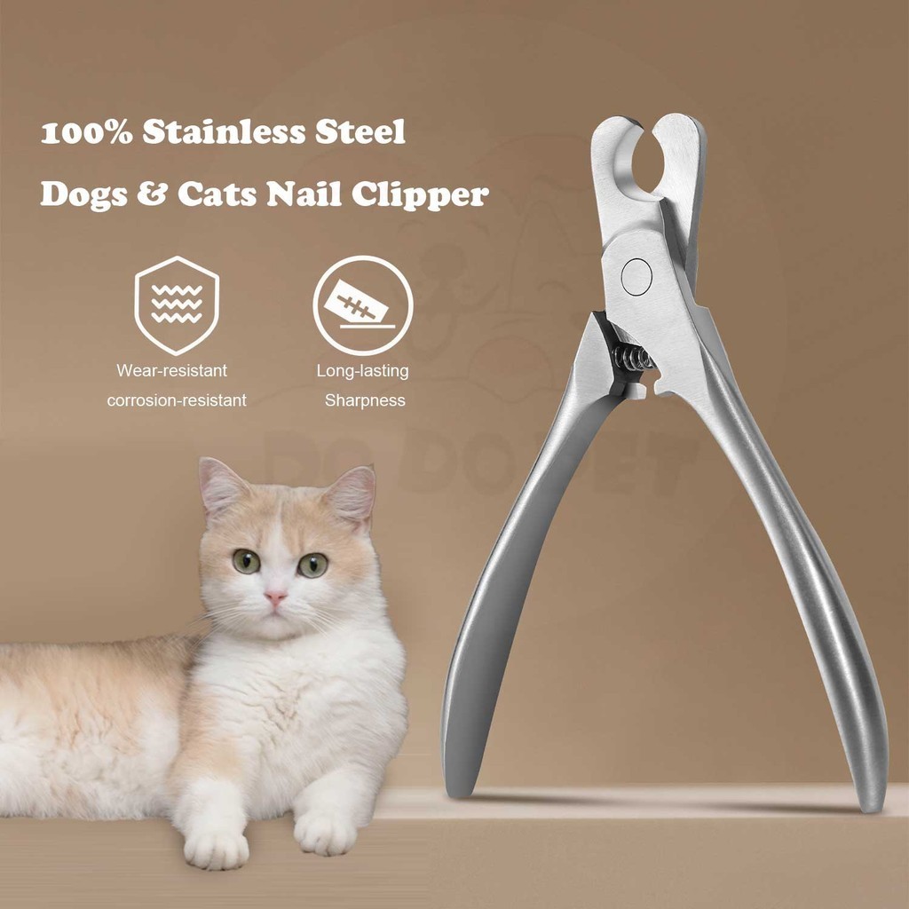 DODO Professional Pet Nail Clipper Sharp Safety Animal Grooming Toe Trimmer  Stainless Steels Finger Cutter for Dog and Cat