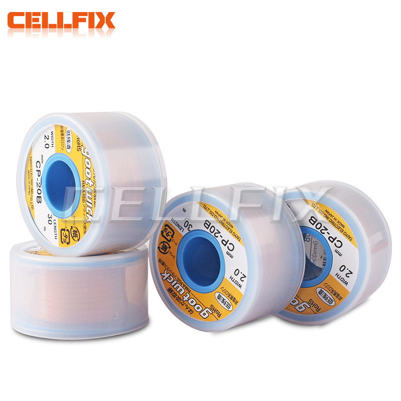 Japan Original GootWick GOOT Desoldering Wicks Braid Copper Wire Solder