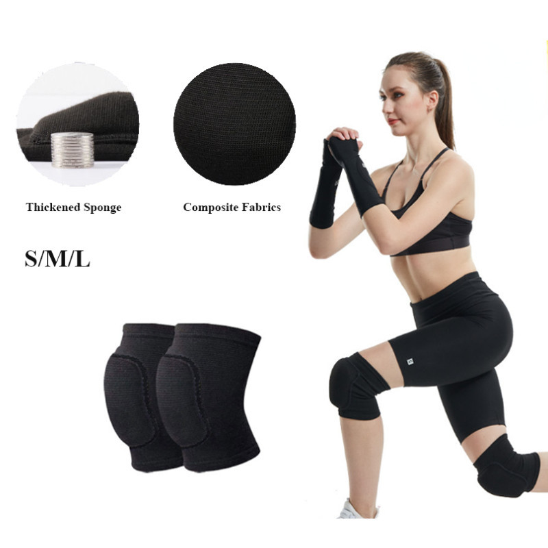 2pcs /1Pair Sport Fitness Knee Braces Breathable Kneepad Compression ...