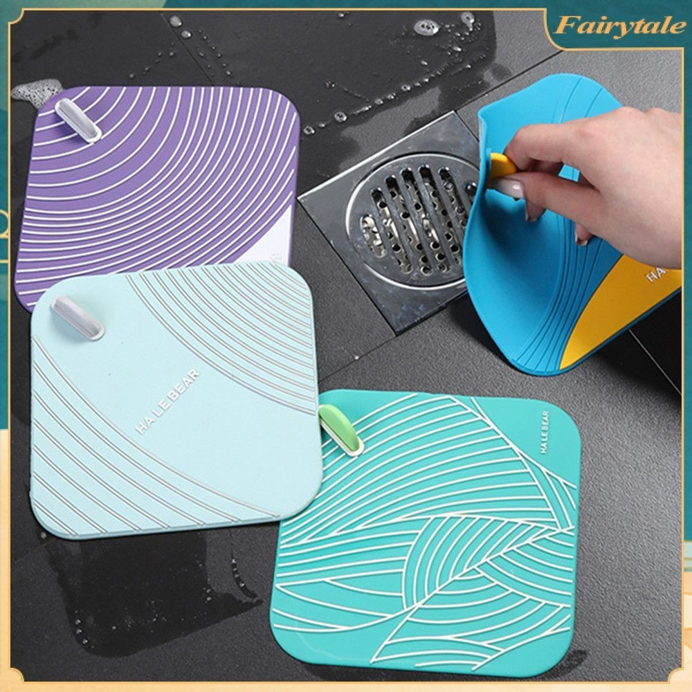 Silicone Floor Drain Deodorant Mat Bathroom Insect-proof Sewer Seal ...