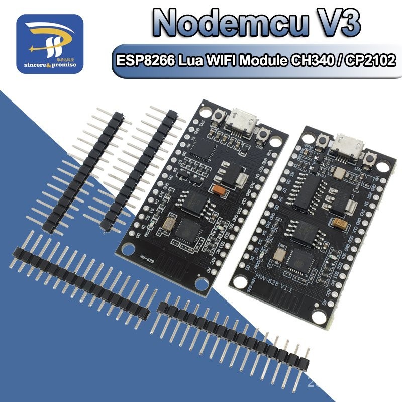 RQ+1PCS ESP8266 NodeMCU V3 CH340/CP2102 Lua WIFI module memory 32M ...