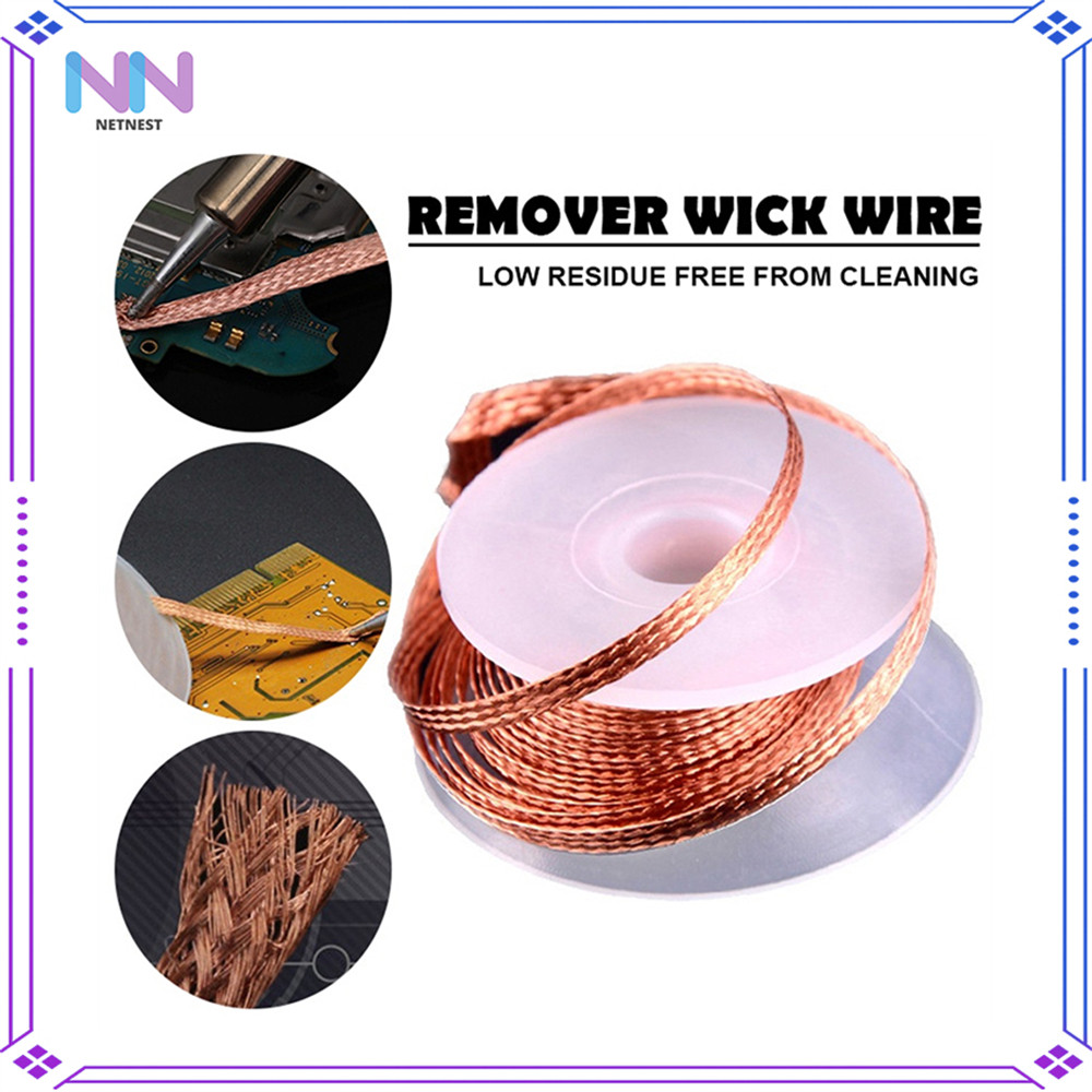 1 Roll Desoldering Braid 1.5M 3.5Mm Desoldering Braid Tape Solder ...