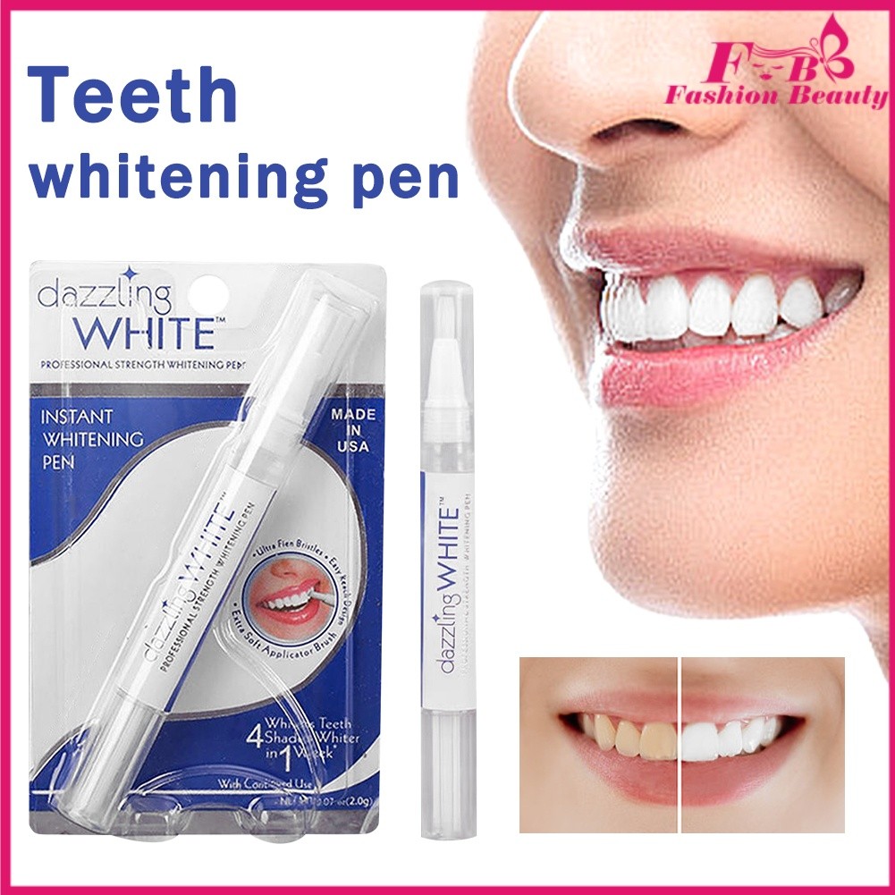 Dazzling White Tooth Instant Whitening Pen Teeth Cleaning Gel Pen Teeth ...
