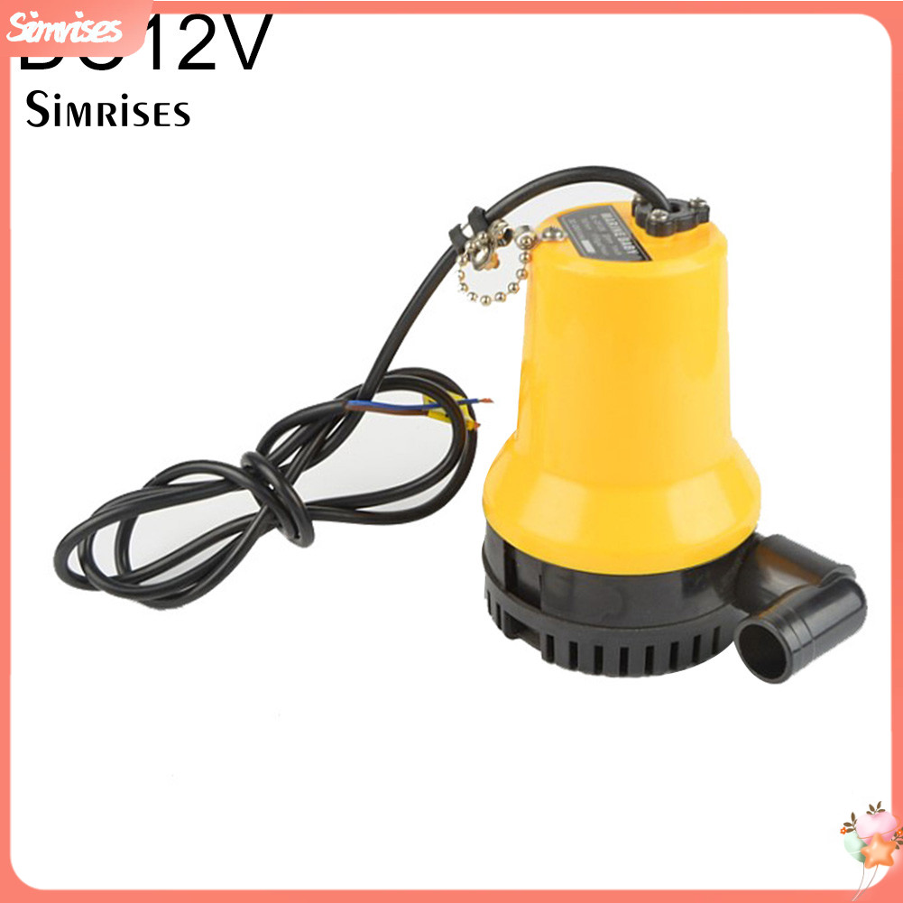 SIM| DC 12/24V Mini Submersible Water Pump Clean Pool Garden Irrigation ...