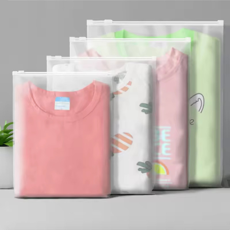 10PCS Transparent Clothes Zipper Package Plastic Waterproof Travel ...
