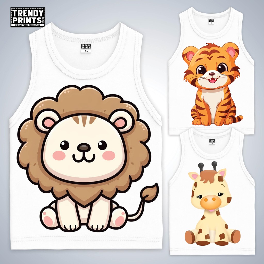 KidsTrendy LITTLE ANIMALS Kids Sando for Boys and Girls 1-12 Years ...
