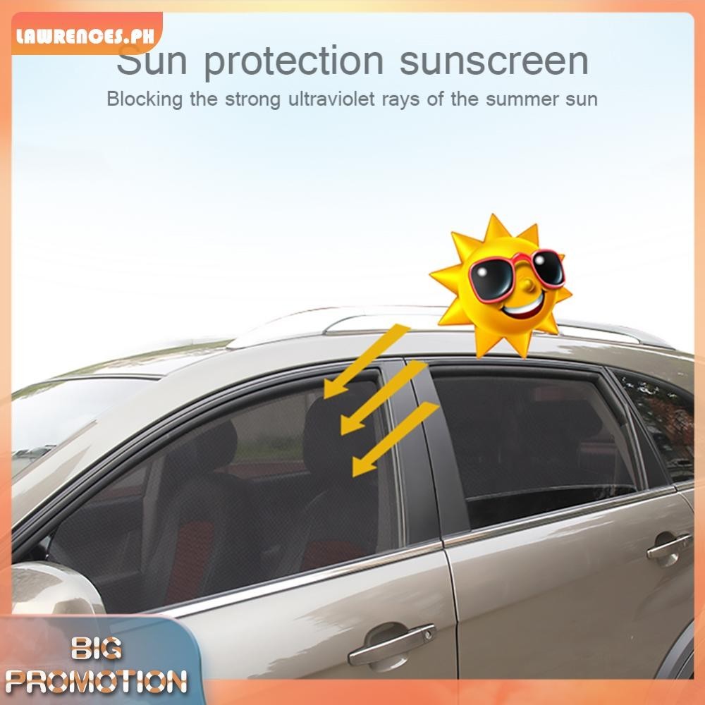 [lawrences.ph] Car Sun Shade UV Protection Curtain Car Windows