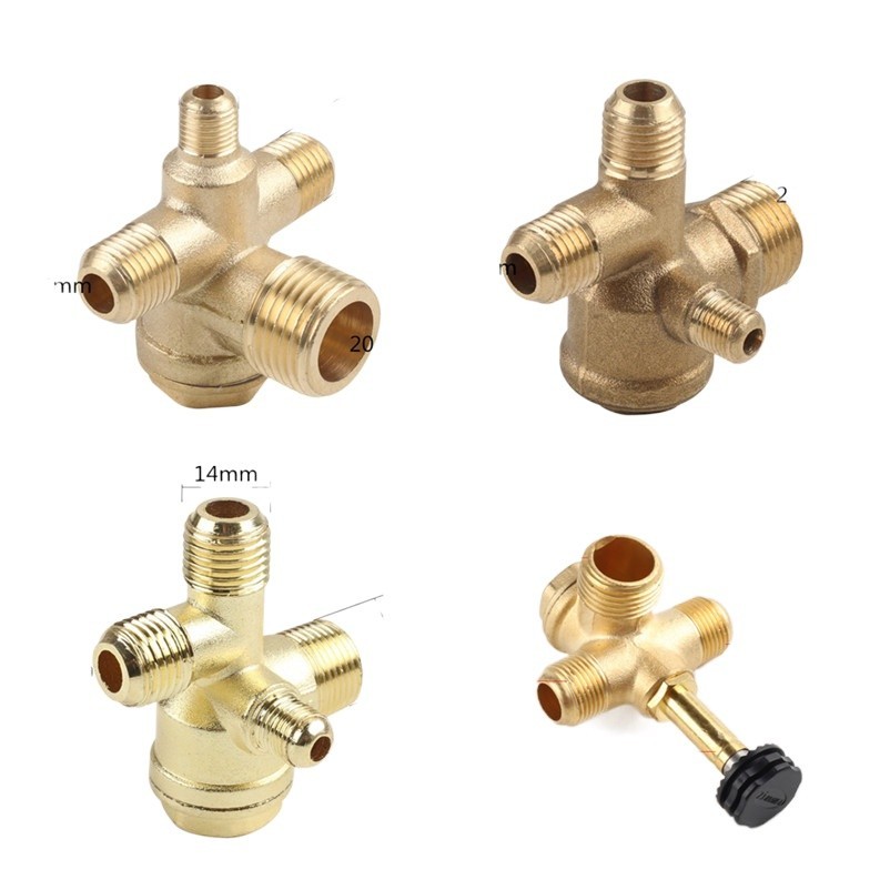 Oil-free silent air compressor one-way valve air pump accessories check ...