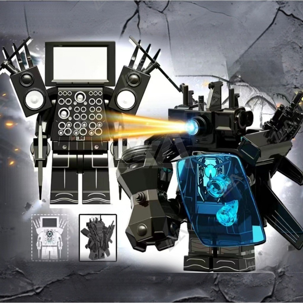 Skibidi Titan Cameraman V2 Building Blocks Kit / Anime Model Set (One ...