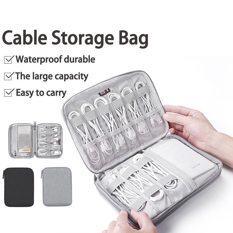 Portable multi pocket electronic accessory case, multi pocket watch ...
