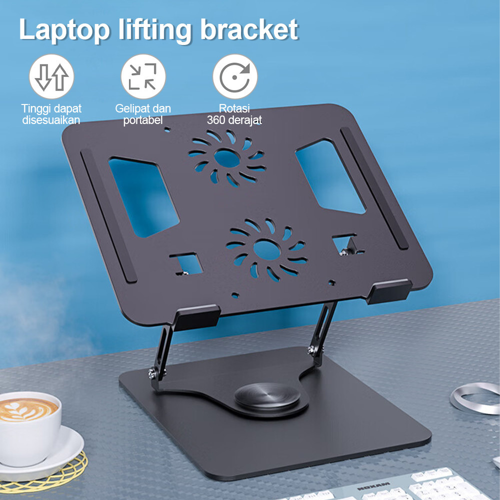 Aluminum laptop Stand/Fan laptop Stand/laptop Stand/Aluminum Portable ...